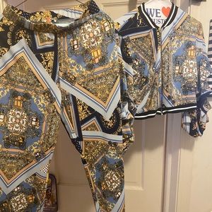 Two piece fashionova pants set
